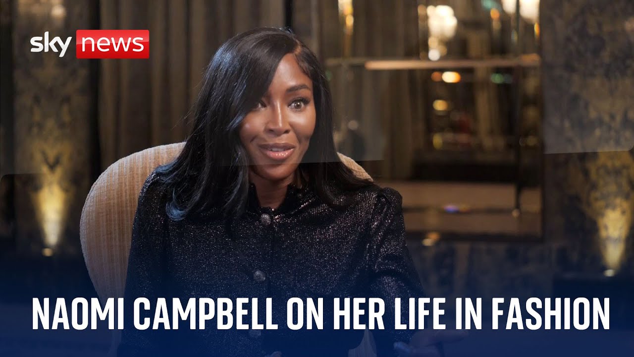 Supermodel Naomi Campbell on her 40 year career in fashion