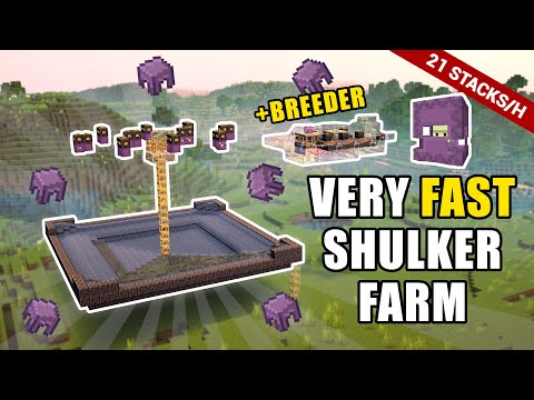 Insane Shulker Farm - No Redstone! 👀 | Minecraft Bedrock