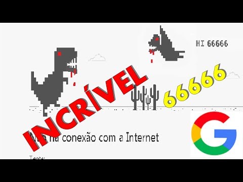 OLHA O QUE ACONTECEU QUANDO CHEGUEI NA PONTUAÇÃO 66666 NO JOGO DO DINOSSAURO DO GOOGLE!!!