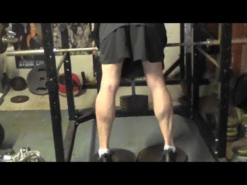 DONKEY CALF RAISES USING DIPPING BELT