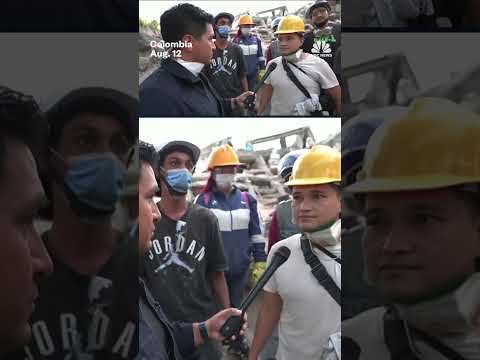 Desperate search for earthquake survivors