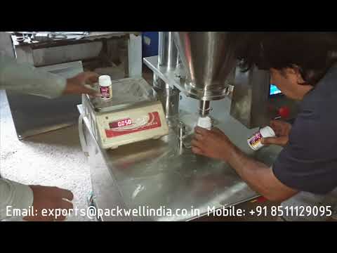 semi automatic powder filling machine