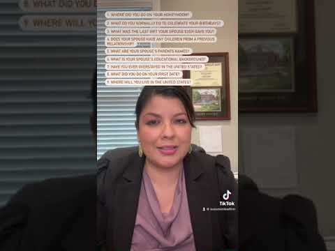 Questions you may be asked in a marriage visa interview pt. 2 #shorts #marriagevisa