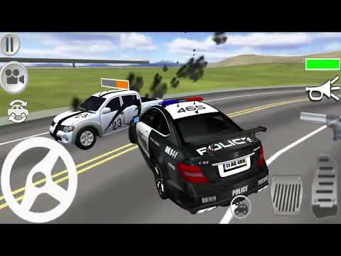 Police Car Mercedes S63 Driving - Hot Pursuit Simulator 3D - Android GamePlay