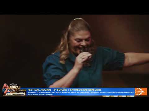 Festival Adorai em Pequeri, em Minas Gerais, e realizou uma entrevista especial com Adil Junio