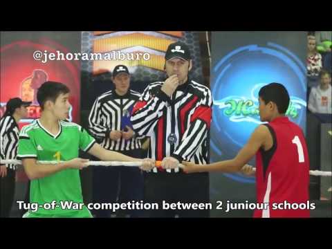 Kazakhstan boy fought tug of war until his last strength