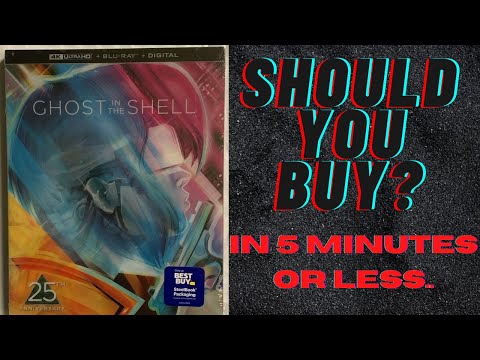 Should You Buy? Ghost in the Shell 4K UHD Steelbook Best Buy Exclusive. A Disappointment?