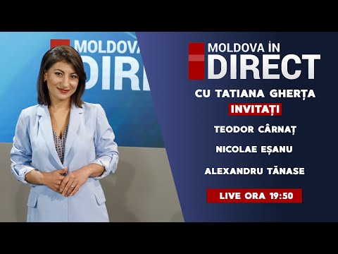 Moldova în Direct: Invitații ediției: Teodor Cârnaț, Nicolae Eșanu, Alexandu Tănase