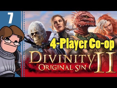 Let's Play Divinity: Original Sin 2 Four Player Co-op Part 7 - Camp Boss Griff