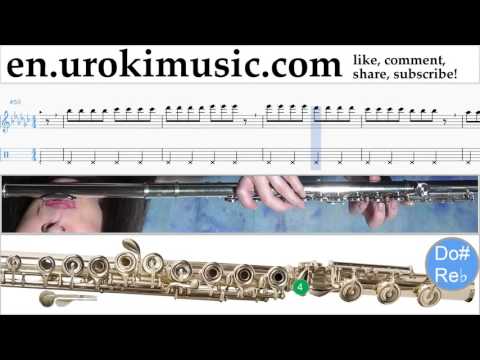 How to Play Flute Katy Perry Rise Part#1 Melody School Learn Class Course Tutorial Sheet Music