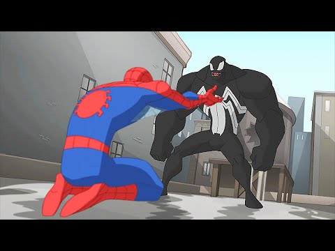 Spider-Man sconfigge Venom | The Spectacular Spider-Man (2008) S01E13 ITA