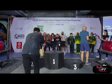 IPF 25 World Masters Classic Powerlifting Women M2 59 - 74kgs