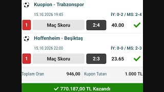 SKOR KOD VE ORAN ŞİKESİ 💯 %99 KESİN SONUÇ VEREN TAKTİK ✅