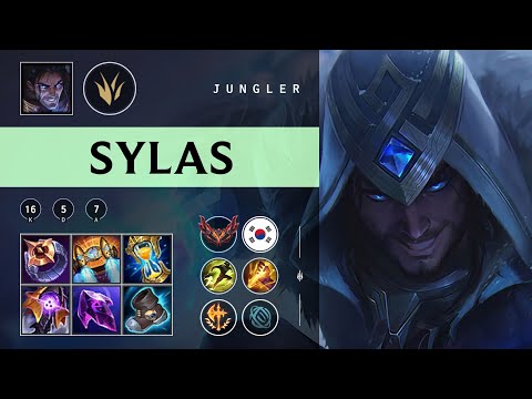 Sylas Jungle vs Kha'Zix - KR Grandmaster Patch 25.24