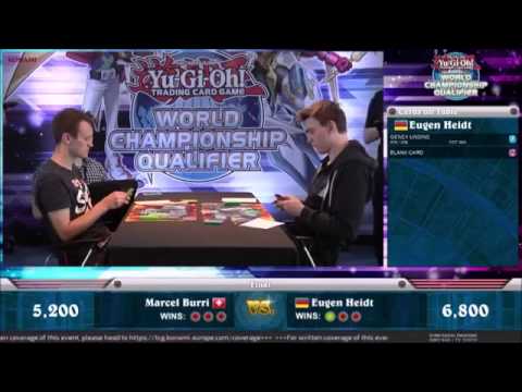 Yugioh WCQ European Championship 2014 Finals Marcel Burri (Lightsworn) vs Eugen Heidt (Mermails)