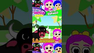 BOI DA CARA PRETA NO ESPAÇO! 😱🐮 #boidacarapreta #kayllaerhavi