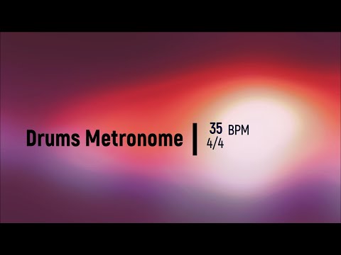 35 BPM 4/4 drum loop for practice