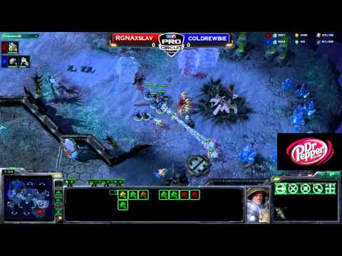 SCII: Axslav [P] vs. Drewbie [T] MLG Winter Arena Quals Game 1