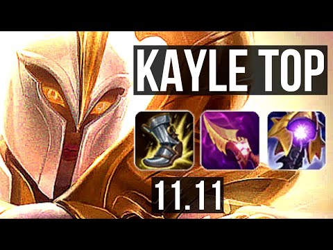 KAYLE vs SHEN (TOP) (DEFEAT) | 1700+ games, 6 solo kills, 1.5M mastery, 11/3/5 | KR Diamond | v11.11