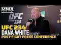 UFC 234: Dana White Post-Fight Press Conference - MMA Fighting