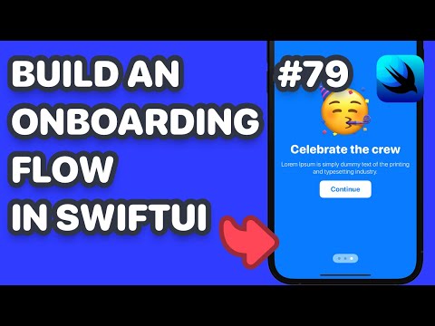 Build an Onboarding Flow in SwiftUI with @AppStorage, Transition, Login & Logout thumbnail