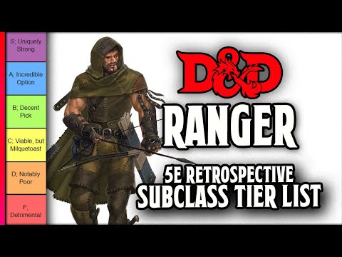 Ranger Subclass Tier List // D&D 5e Retrospective