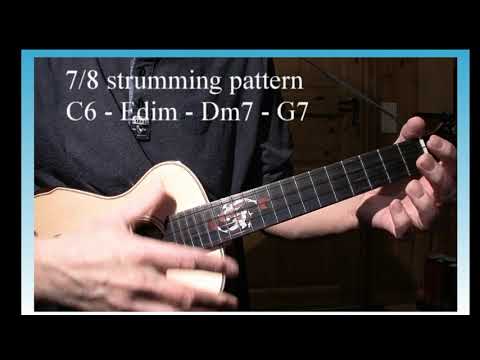 Strumming pattern nr. 3. 7/8 rhythm