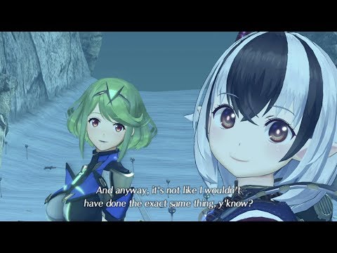 Xenoblade Chronicles 2 1.5.1 - Off With A Bang - Crossette Cutscene with new Outfits