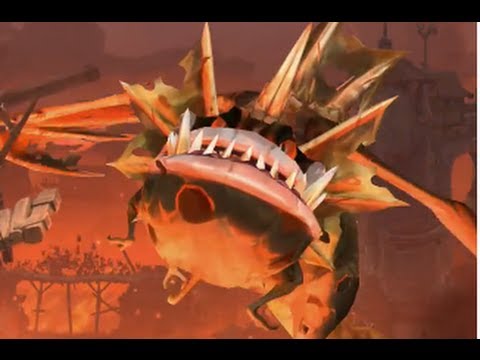 Rayman Legends - Walkthrough Part 9 - Breathing Fire ! ( World 1 Boss - All Teensies - Wii U )