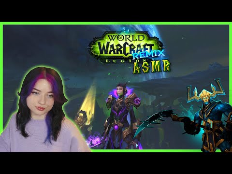 [ASMR] Relaxing Legion Remix Gameplay ~ Antorus Raid, Questing, Keyboard & Mouse Clicking Sounds
