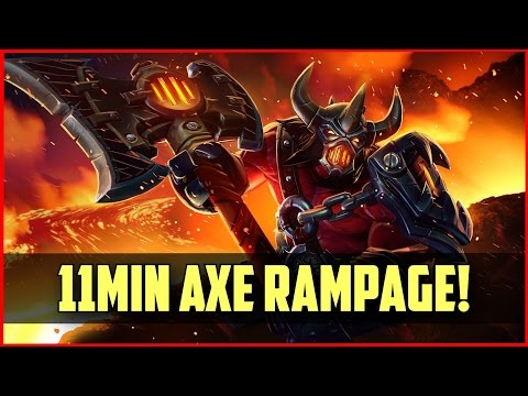 Archon.Moo EPIC 11M Axe Rampage vs coL @ Summit 4 DOTA 2