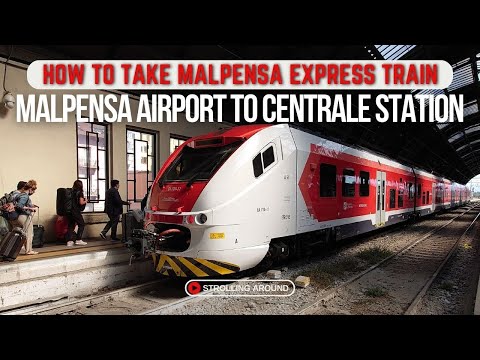 AEROPORTO DE MILÃO MALPENSA PARA ESTAÇÃO CENTRAL PELO TREM EXPRESSO MALPENSA
