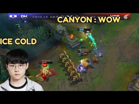 Showmaker Shocked Canyon With His 1v2 Outplay #lck  #lol