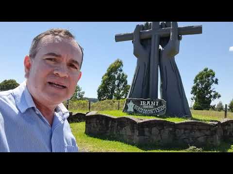 Monumento da guerra do contestado. Uma disputa entre Paraná e Santa Catarina. Cidade de Irani/PR 