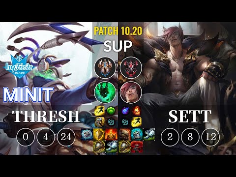 hyF Minit Thresh vs Sett Sup - KR Patch 10.20