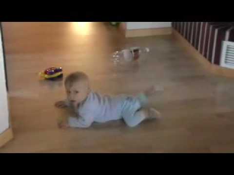 Leon´s spezielle Krabbeltechnik