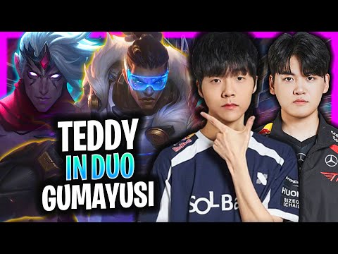 TEDDY IN DUO WITH T1 GUMAYUSI! *LUCIAN NEW BUFFS* | DRX Teddy Plays Lucian Mid vs Draven!
