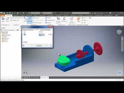 Tutorial AutoDesk - Montagem 7- Montagem Avançada - Passo 16
