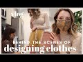 Vlog BEHIND THE SCENES OF DESIGNING CLOTHES Janse The Label Beach Day Samsung Unboxing
