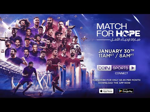 Match For Hope: LIVE and free on YouTube