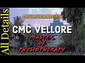 CMC Vellore Master Of Physiotherapy MPT In Orthopaedics Entrance Test All Details Cmcvellore