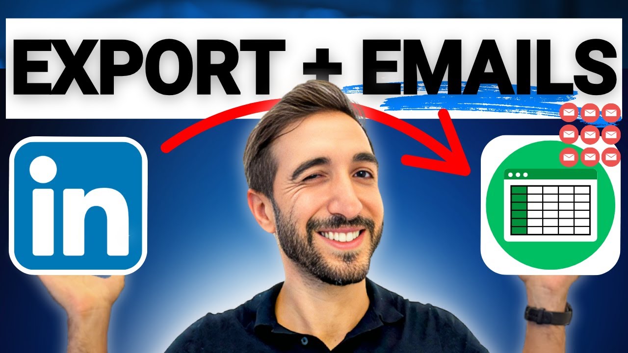 ⁠How to Export your LinkedIn Contacts with their Emails