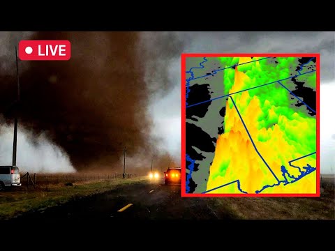 🔴 LIVE STORM CHASER - FLOODING in Cullman, Alabama!