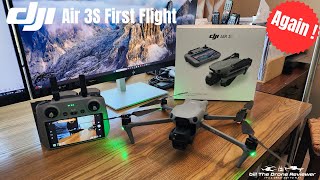 DJI Air 3S First Flight - Again !