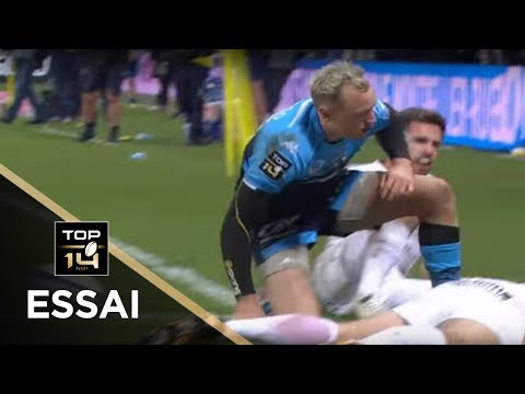 TOP 14 - Essai Jesse MOGG (MHR) - Montpellier - Toulouse - J10 - Saison 2017/2018