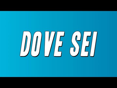 Gigi D'Alessio - Dove sei (Testo)