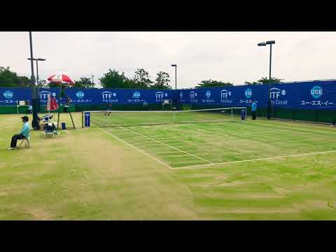 (本戦)久留米市ユー・エス・イーカップ国際女子テニス2018 Rika FUJIWARA vs Ari MATSUMOTO
