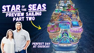 Star of the Seas Cruise Vlog Part 2 | Perfect Day at CocoCay Experience