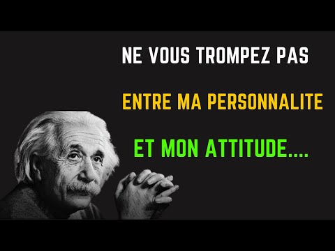 Ne vous trompez pas entre ma personnalité et mon attitude