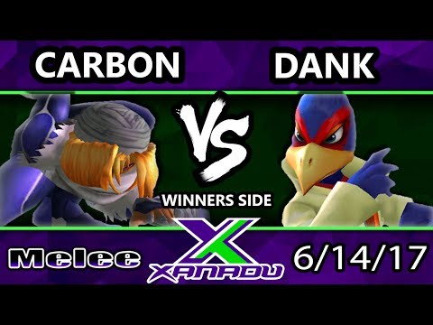 S@X 206 - Carbon (Sheik) Vs. Dank (Falco) - Smash Melee Tournament - SSBM